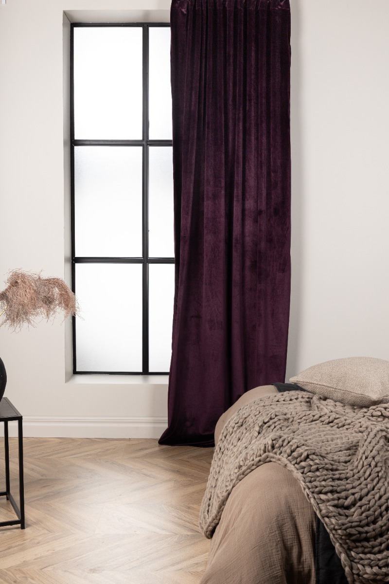 Sammetsgardin 2-pack Lavendelvind Lila - Image 2