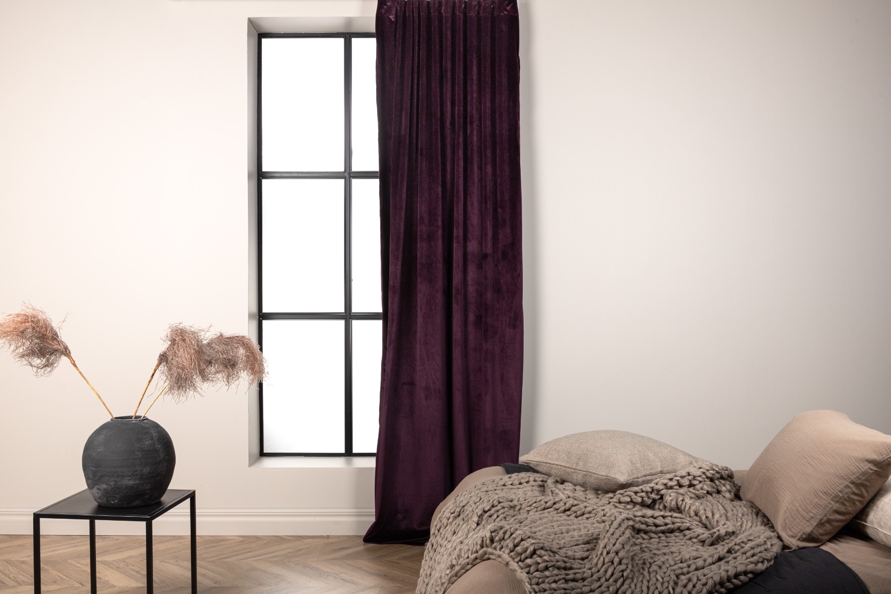 Sammetsgardin 2-pack Lavendelvind Lila - Image 3