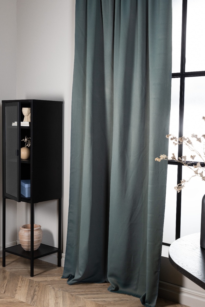 Mörkläggande Gardin 2-pack Molndans Blå/Grön - Image 3