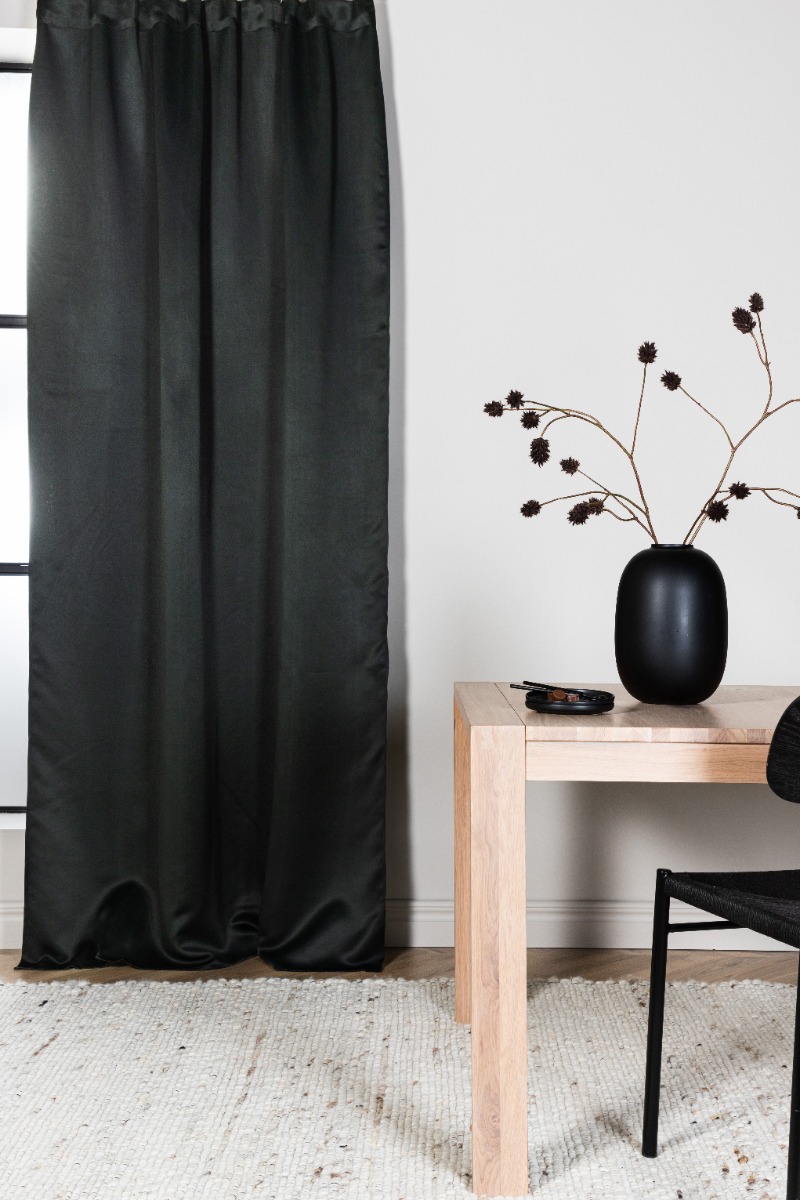 Mörkläggande Gardin 2-pack Molndans Svart - Image 2