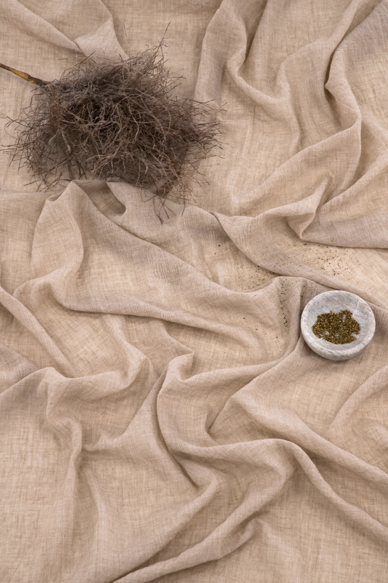 Linnegardin-look 2-Pack Rosendimma Beige - Image 4