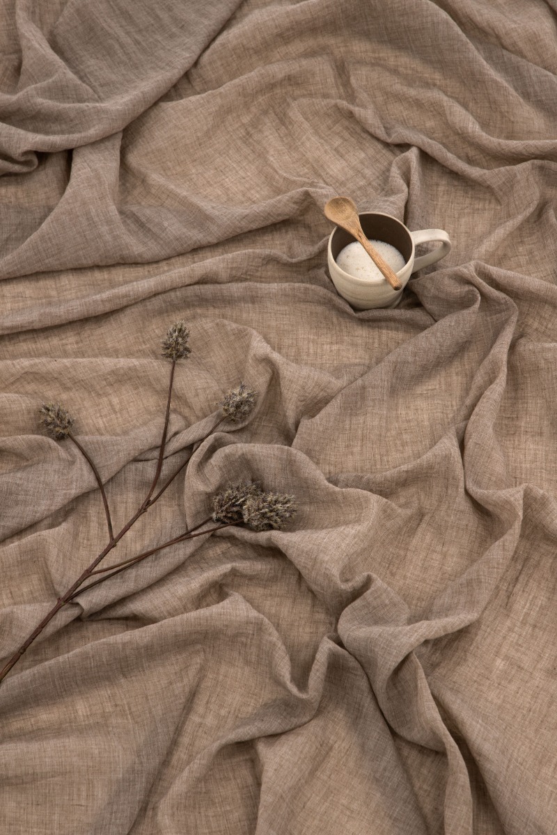 Linnegardin-look 2-Pack Rosendimma Brun - Image 4