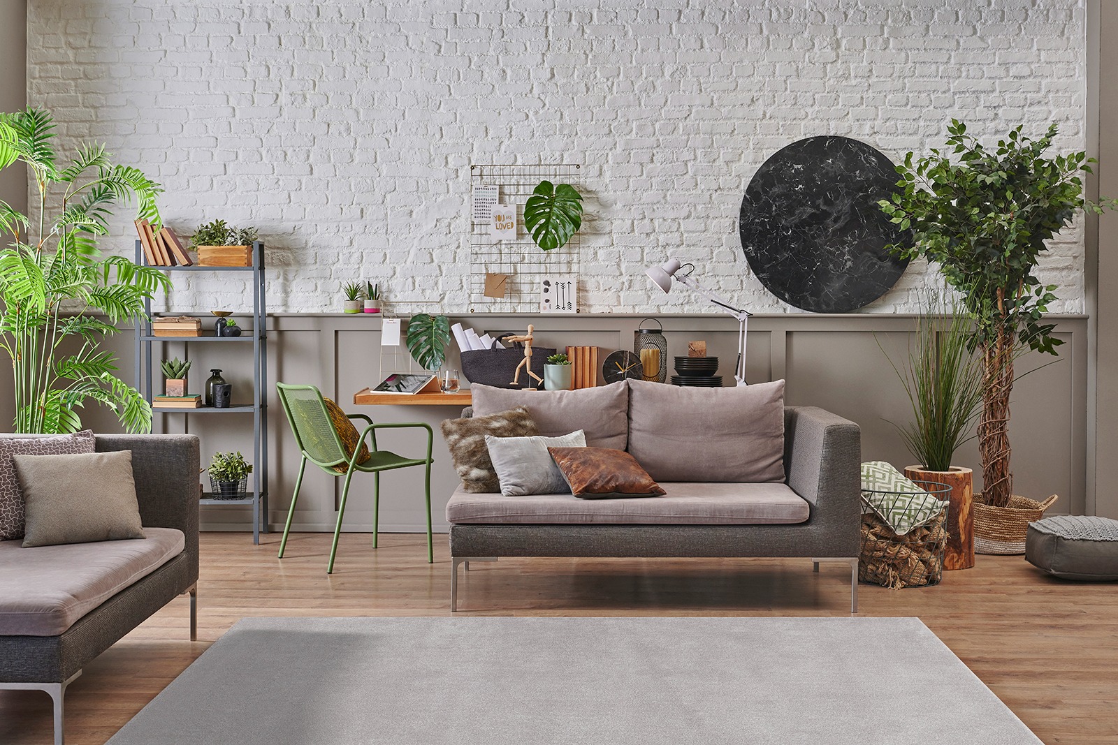 Clario Silver Tvättbar Ryamatta - Image 5