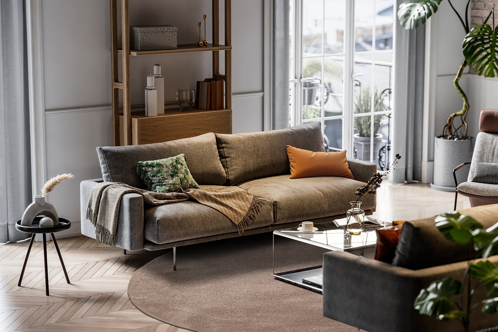 Clario Linne Rund Matta - Image 4