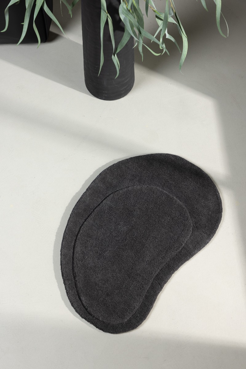 Calcolo Grå Oval Dörrmatta - Image 2