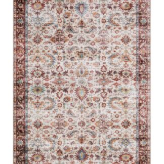 Tvättbar Chenillematta i varm lila Marsalafärg med mjuk yta och halkfri baksida