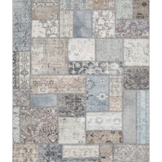 Lila Martil chenille-matta med mjuk textur och halkfri undersida på golv