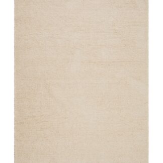 Handvävd bomullsmatta Allison i naturfärg med mjuk textur och tät väv