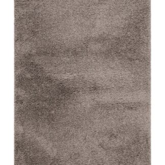 Maskinvävd linnefärgad ryamatta i polypropylen med mjuk och glansig yta