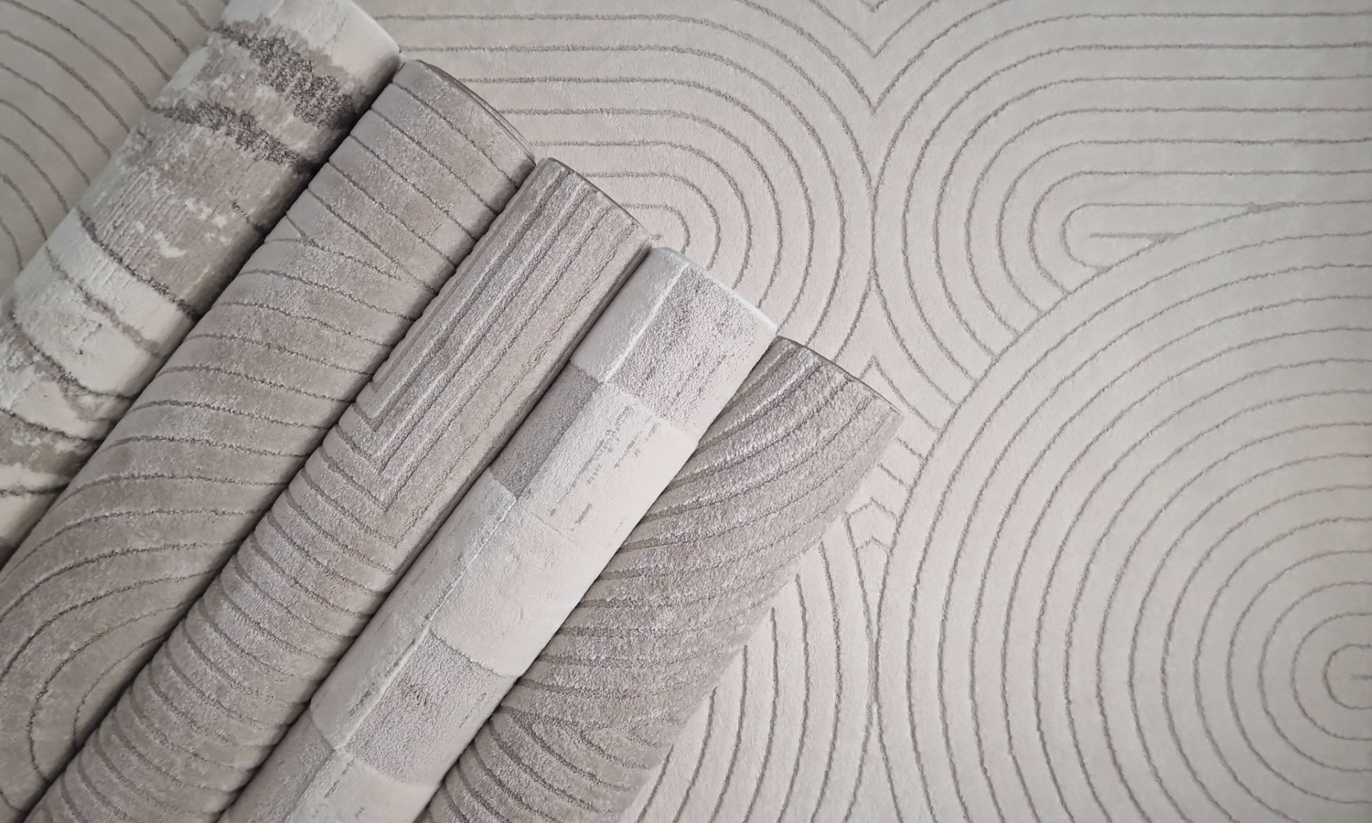 Modern Matta Elarra Tesina Vit - Image 6