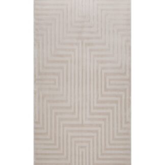 Gångmatta Diamora Linne i modern design med 15 mm tjocklek och halkfri juteväv på baksidan