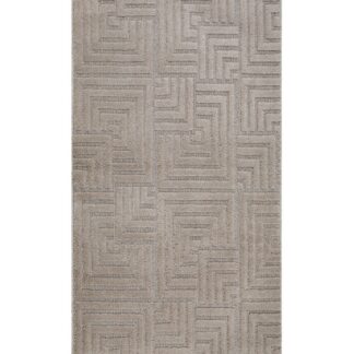 Förell linnetonåtig maskinvävd gångmatta i polypropylen med kort lugg