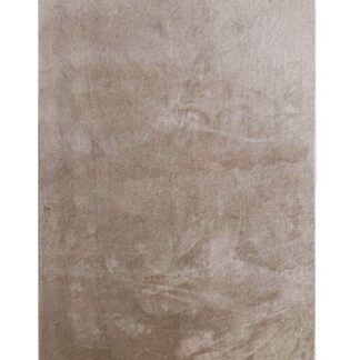 Linnefärgad ryamatta med mjuk tjock lugg och antislip undersida i ett vardagsrum