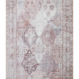 Tvättbar krämfärgad bomullsmatta Ardalan Elvorin med mjuk yta och miljövänligt material