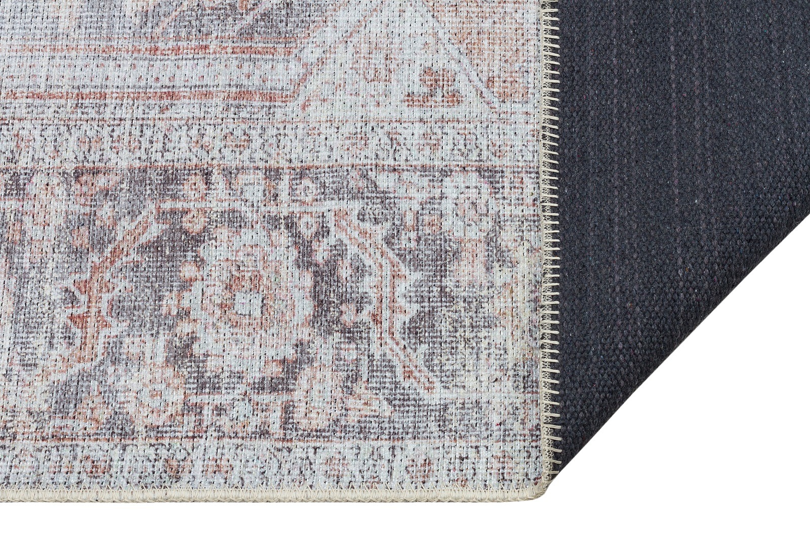 Tvättbar Bomullsmatta Ardalan Thalira Kräm/Rost - Image 3