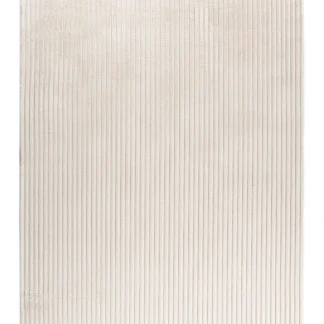 Montara offwhite ryamatta i mjuk polyester med cirka 20 mm tjocklek placerad i modernt vardagsrum