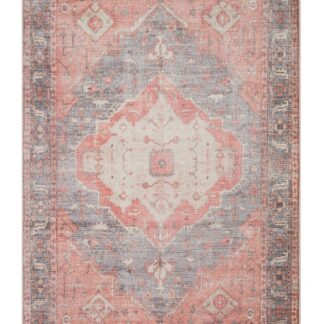 Maskinvävd bomullsmatta Verdun med orientaliska mönster i multifärgat utförande