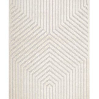 Krämfärgad Yoko granitmönstrad inomhus- och utomhusmatta i 100% polypropylen med mjuk textur