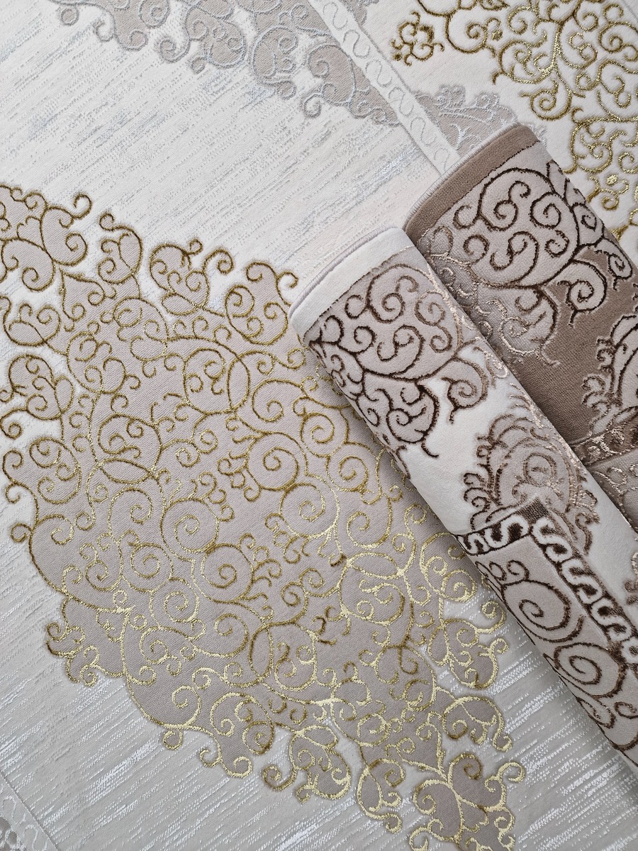 Hail Oma Creme/Guld Modern matta - Image 3