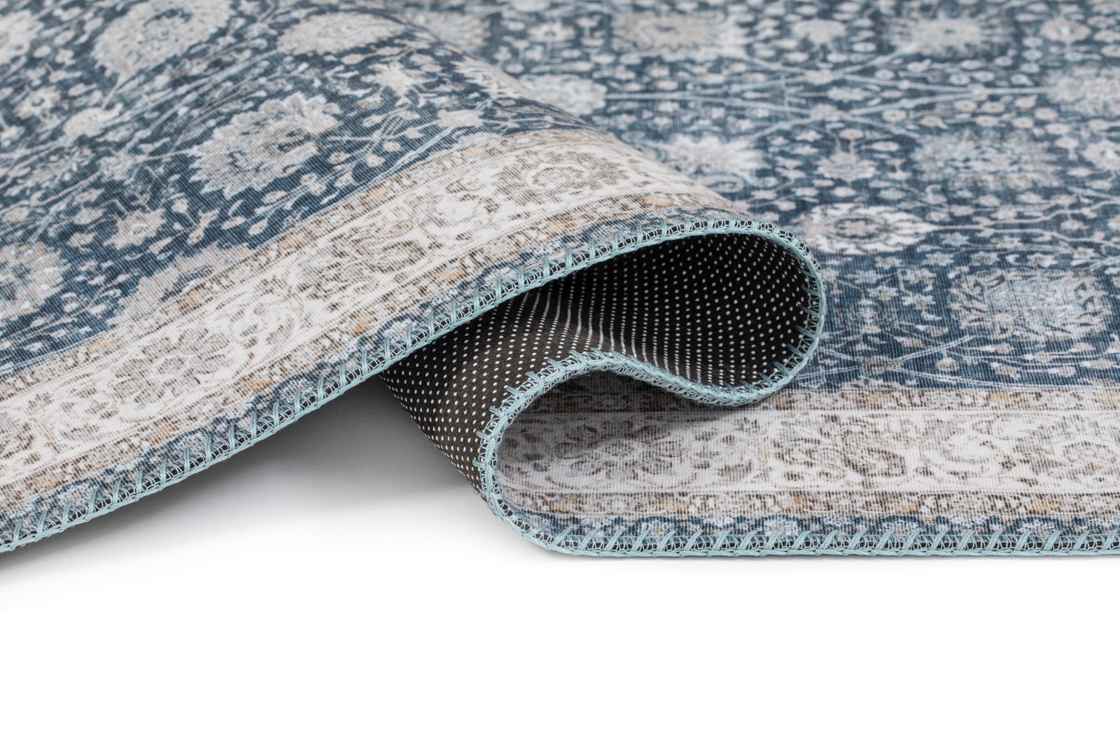 Tvättbar Matta Mirande Velmorra Blå - Image 2