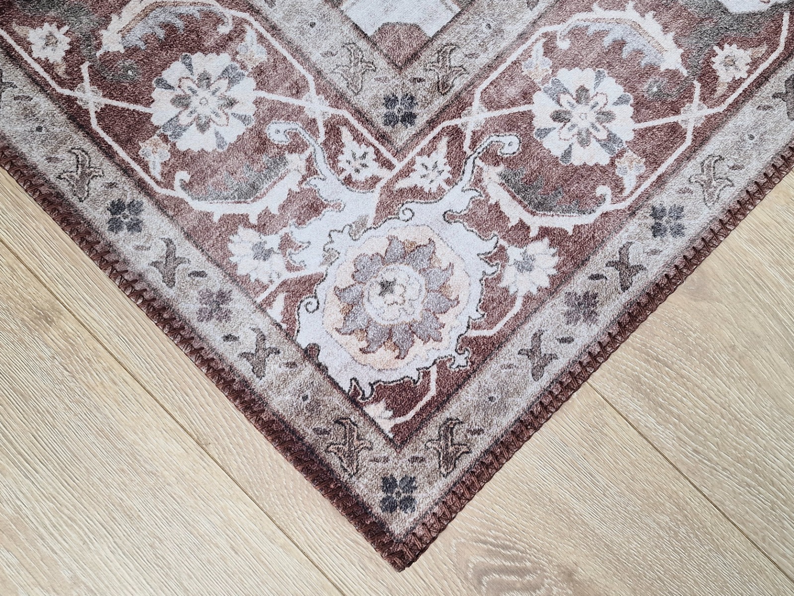 Tvättbar Matta Mirande Elarien Taupe - Image 3