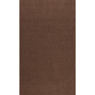 Handvävd ullmatta Lana i brun färg med mjuk textur och elegant design