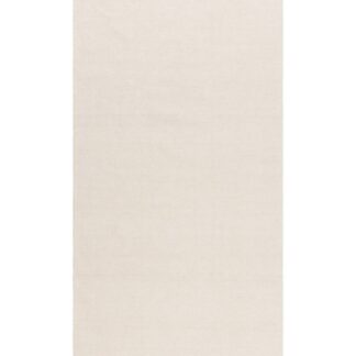 Krämfärgad handvävd ullmatta Lana med mjuk textur och subtildesign