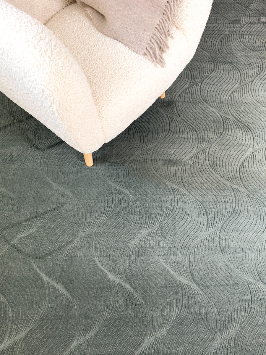 Galio Fern Grön Tvättbar Matta - Image 2