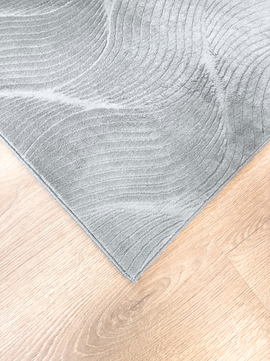 Galio Fern Grå Tvättbar Matta - Image 4