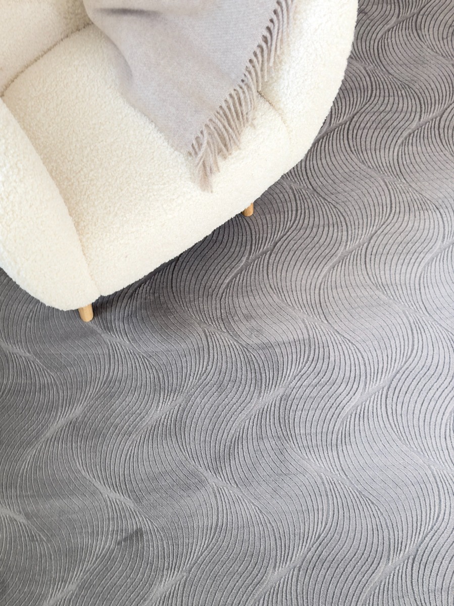 Galio Fern Grå Tvättbar Matta - Image 2