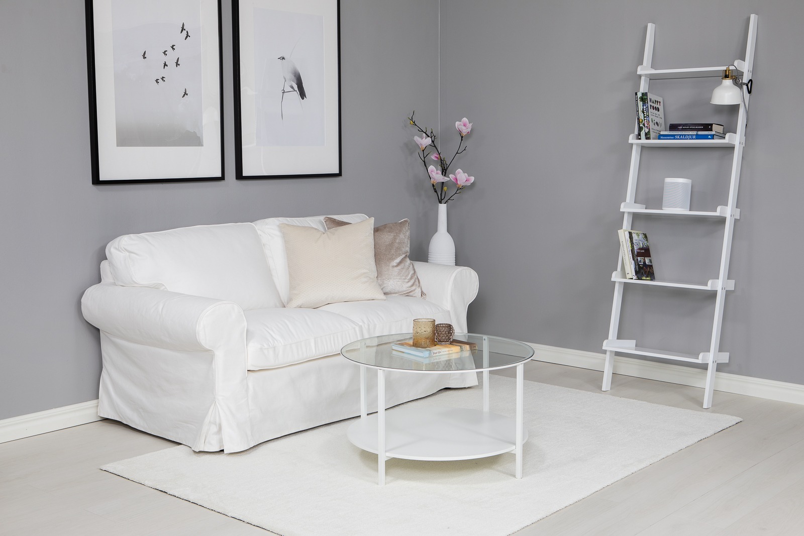 Tvättbar Ryamatta Benny Vit - Image 2