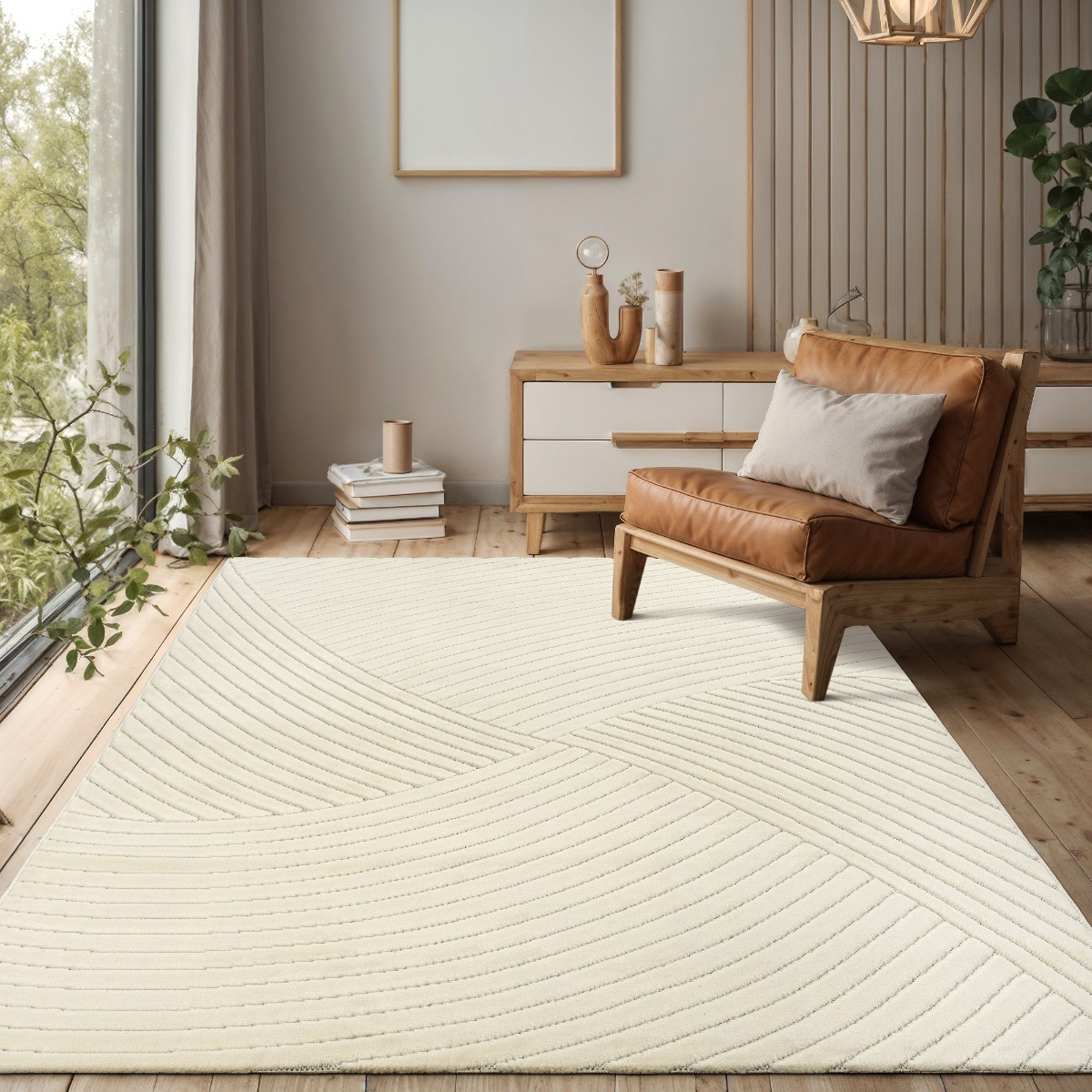 Leal Brush Natur Inom- och Utomhusmatta - Image 2