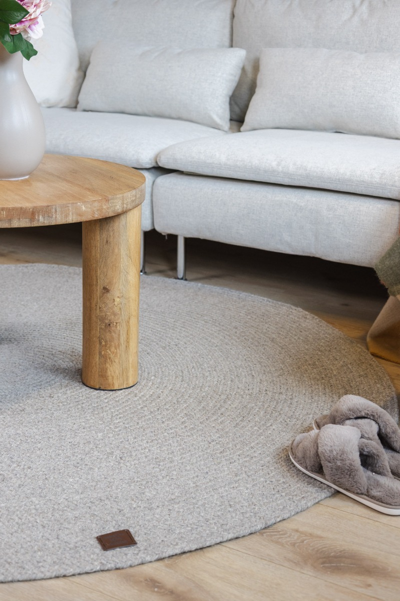 Saul Grå Rund Matta - Image 2