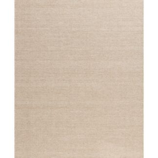 Handvävd naturfärgad ullmatta Ljusdal med mjuk textur och naturlig ton