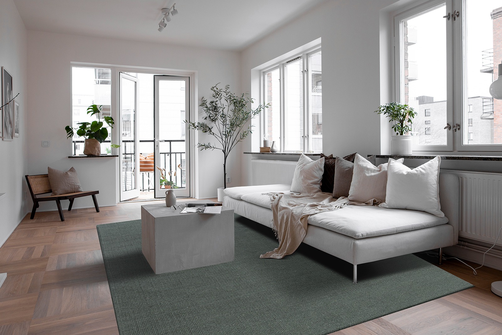 Arbo Smaragdgrön Ullmatta - Image 2