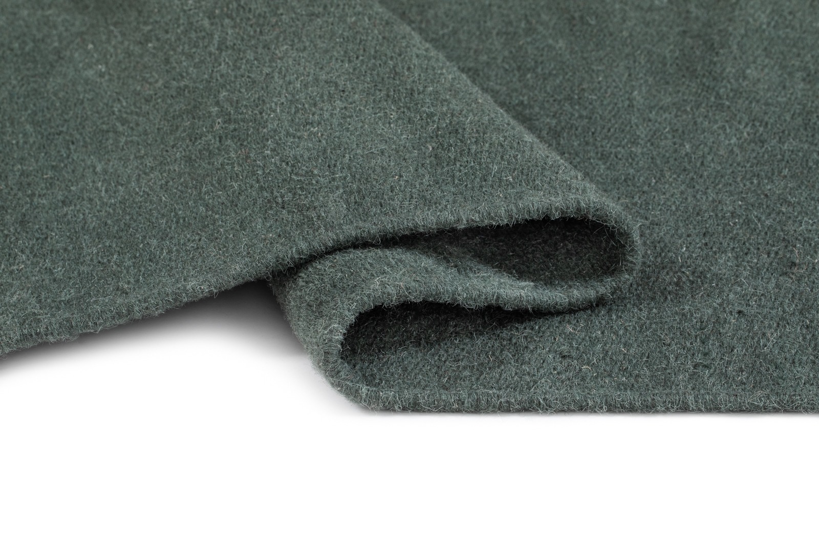 Arbo Smaragdgrön Kvadratisk Ullmatta - Image 5