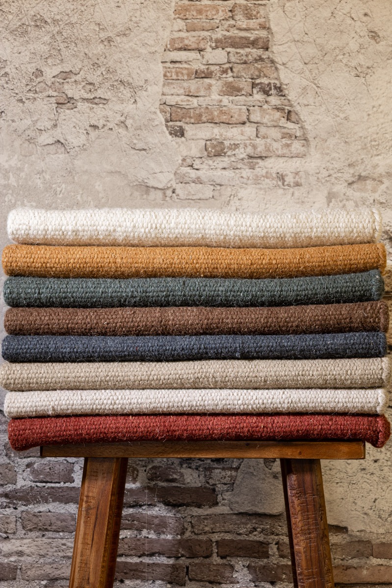 Arbo Mörklinne Kvadratisk Ullmatta - Image 6