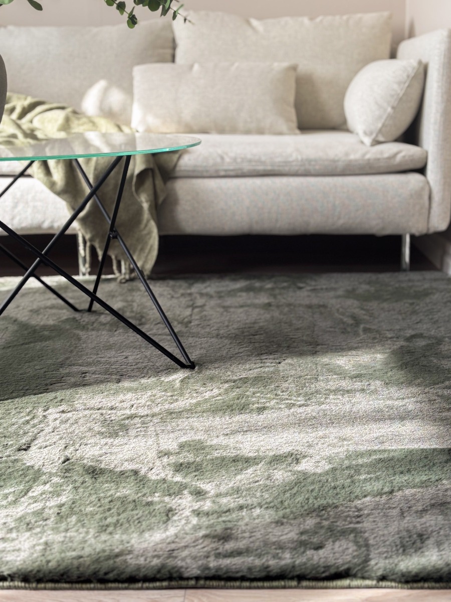 Mjuk Päls-look Matta Eiderelle Grön - Image 2