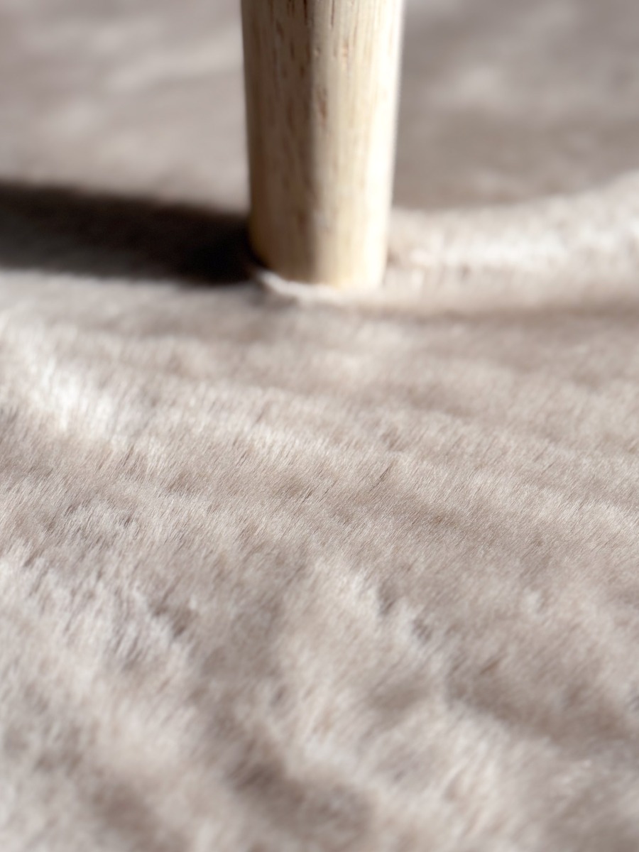 Mjuk Päls-look Matta Eiderelle Taupe - Image 5