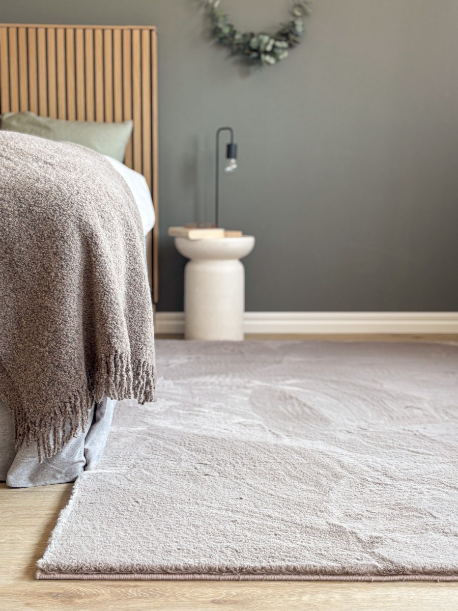 Mjuk Päls-look Matta Eiderelle Taupe - Image 3