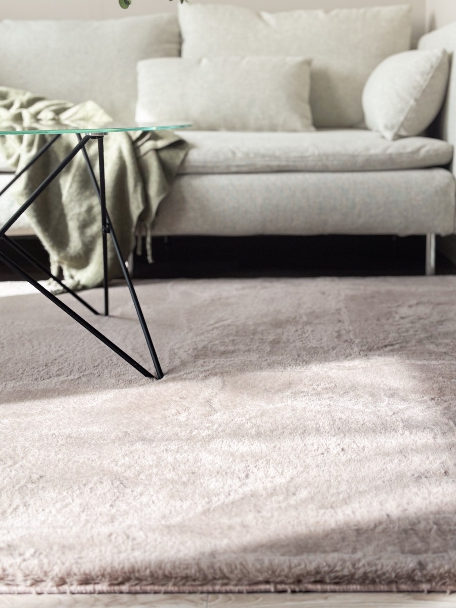 Mjuk Päls-look Matta Eiderelle Taupe - Image 2