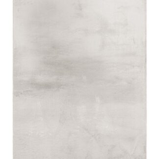 Mjukt silvergrå ryamatta i vardagsrum med lätt glans och halkfri undersida