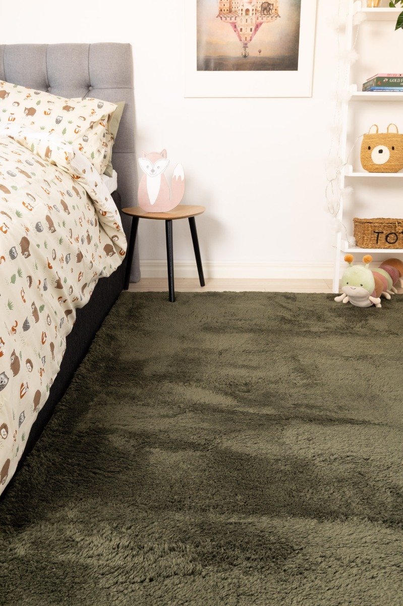 Lucid Smaragdgrön Mjuk Ryamatta - Image 4