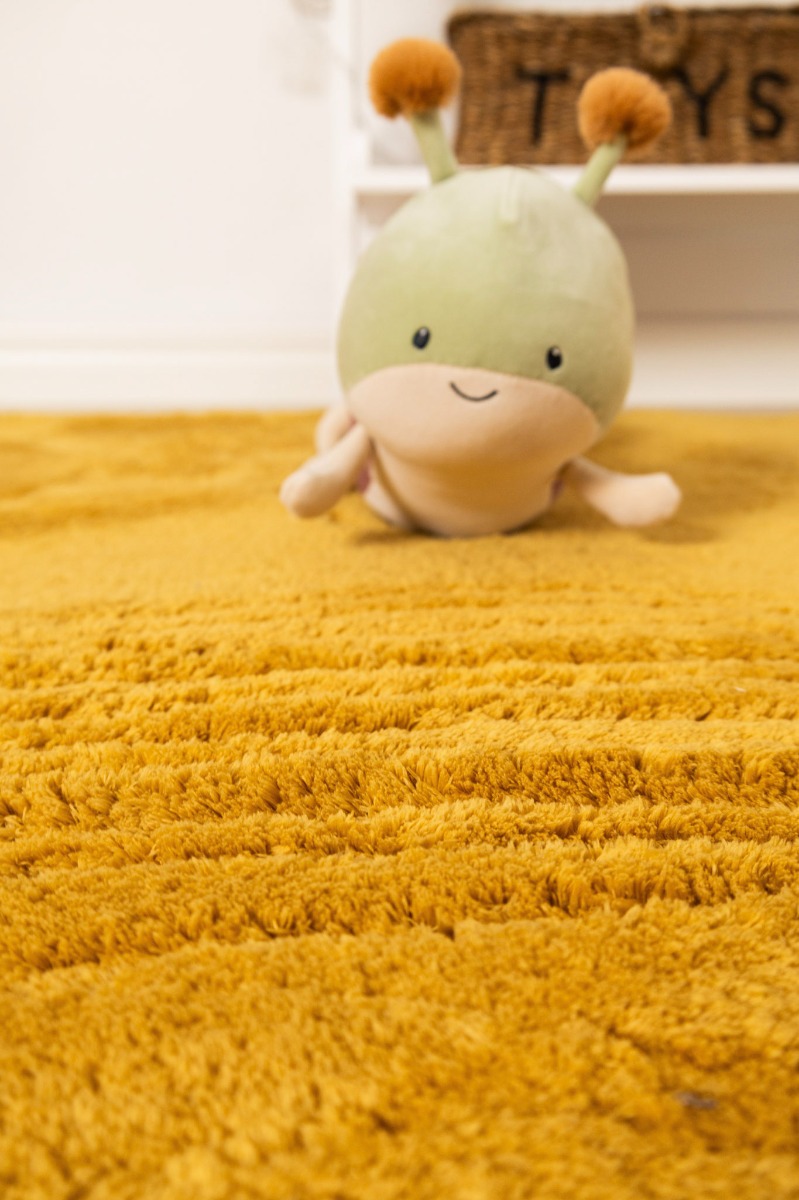 Lucid Ockragul Rund matta - Image 4