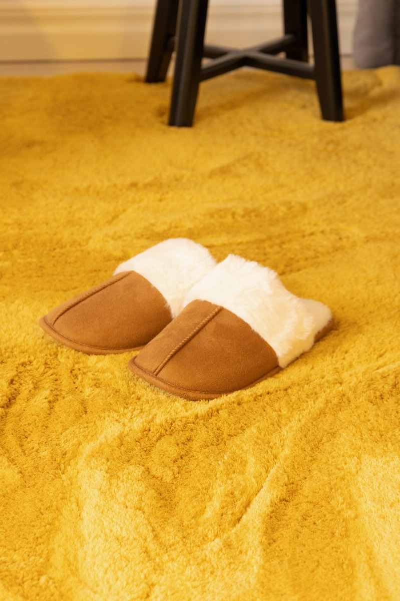 Lucid Ockragul Rund matta - Image 3