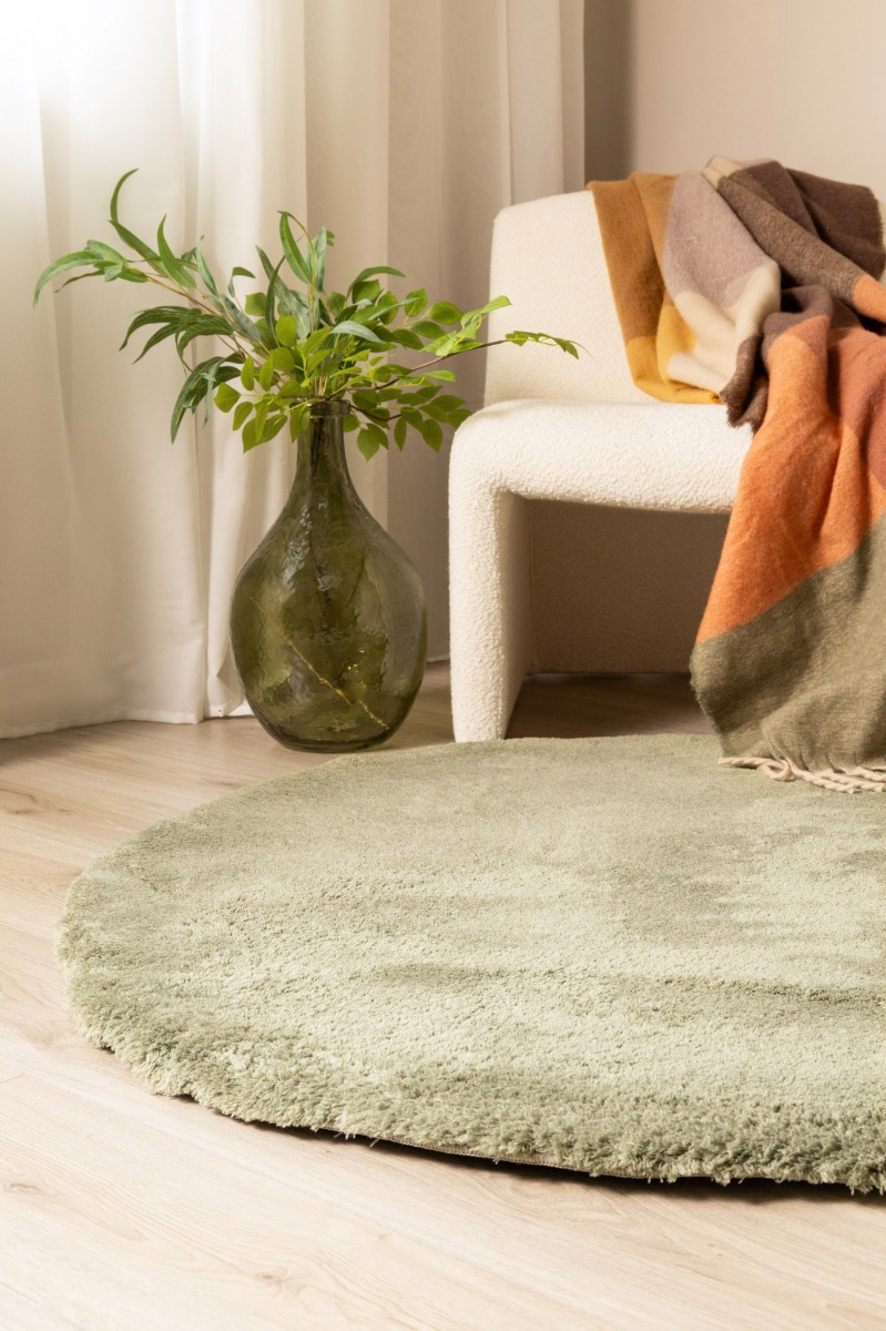 Lucid Grön Rund matta - Image 2