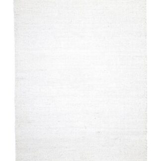 Vit trasmatta Alva i bomull med elegant stil i ett ljust rum