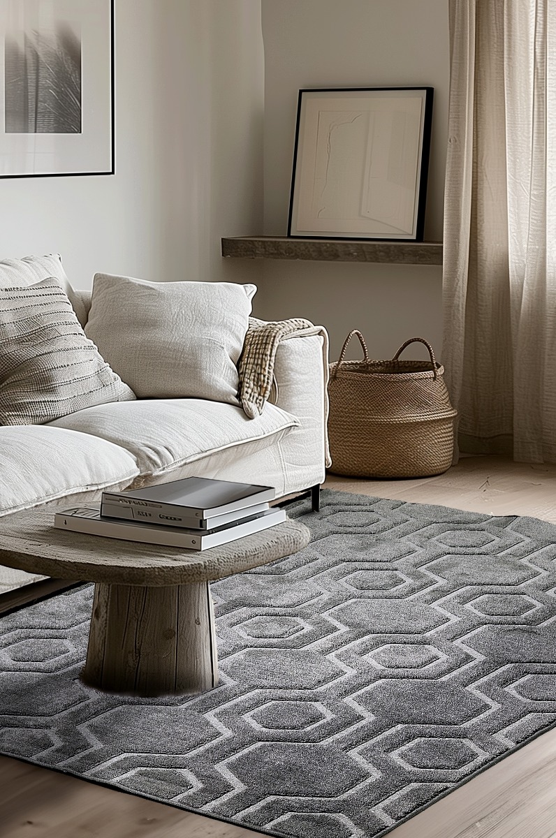 Mjuk Ryamatta Aira Grå - Image 2