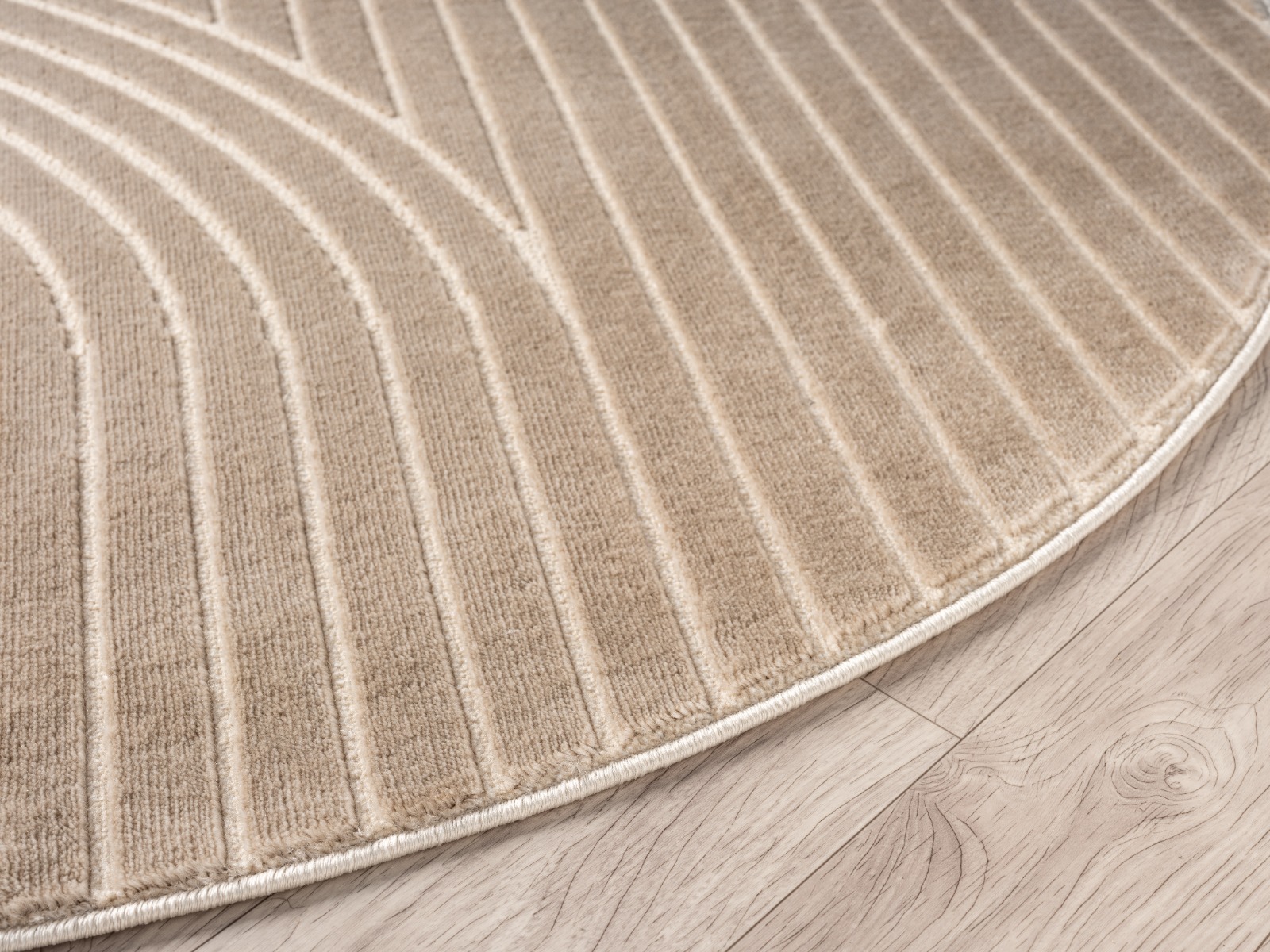 Rund Bella Spin Mörkbeige - Image 3