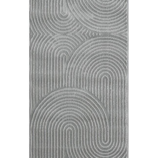 Bella Zen grå gångmatta i mjuk Wiltonväv med cirka 8 mm tjocklek och modern neutral design